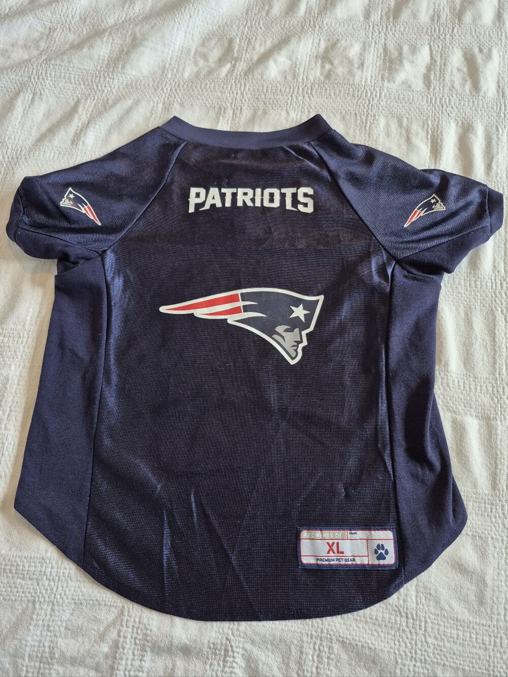 New England Patriots dog shirt XL